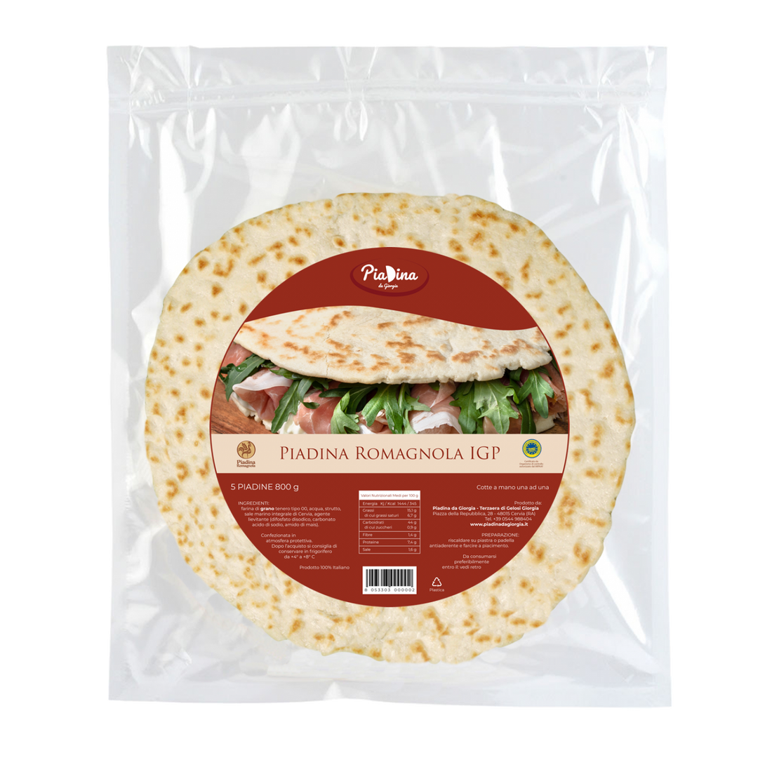 Piadina Romagnola IGP